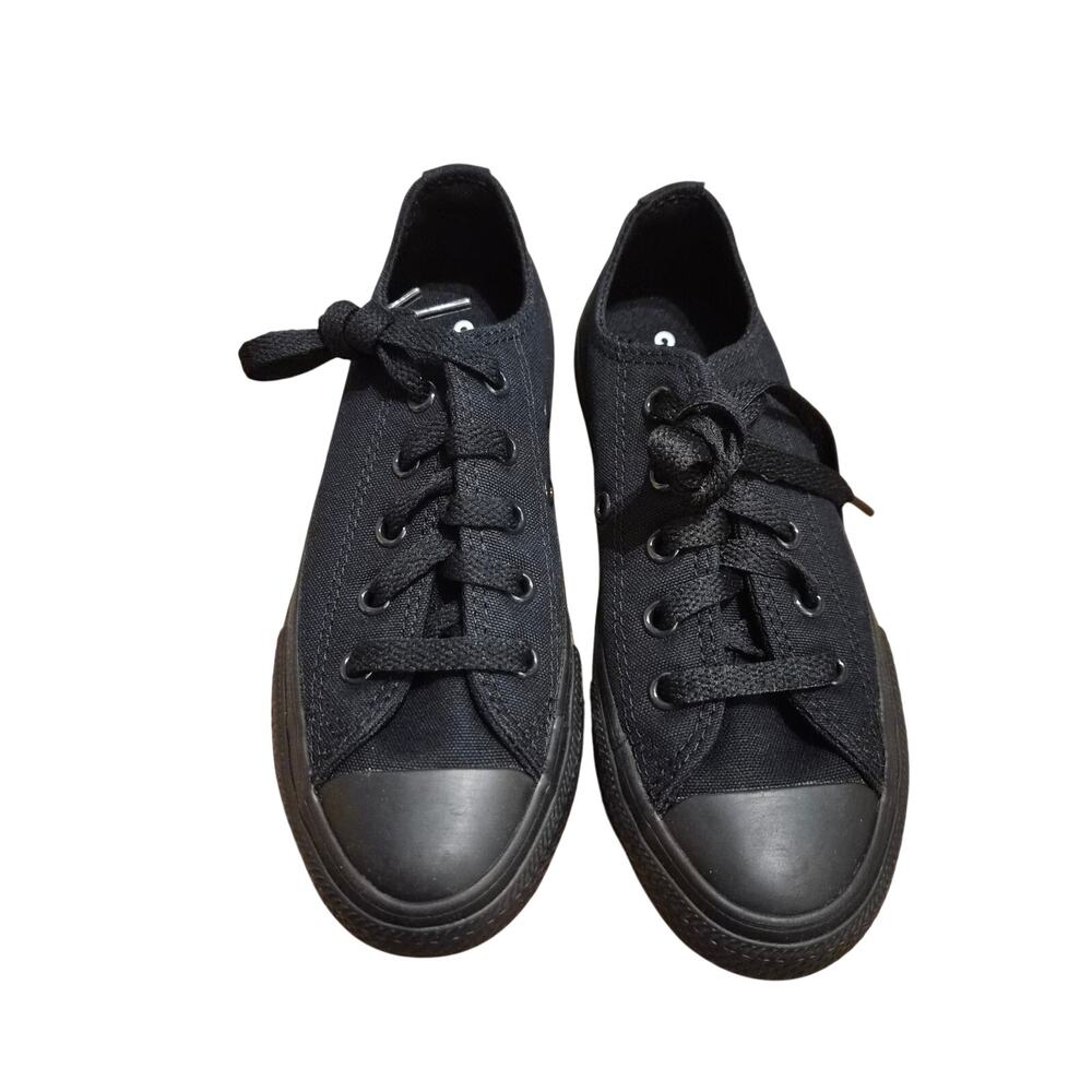Converse Youth 13 Monochrome Black Chuck Taylor All Star Low Top Lace Up